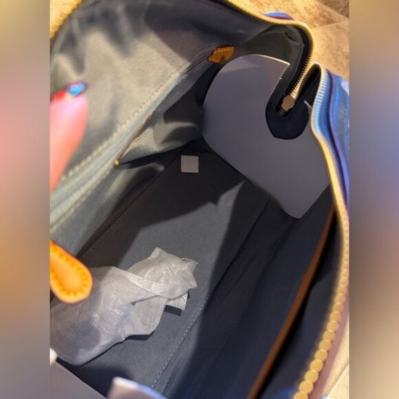 Coach Rowan large tote bag, classic denim canvas, item number CY699, brand new, - Picture 5 of 8